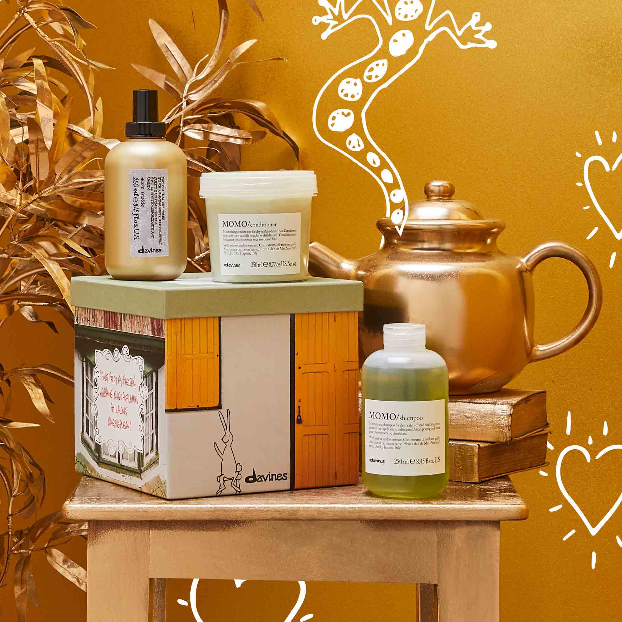 SalonExclusive Holiday Hair Care Gift Boxes Davines